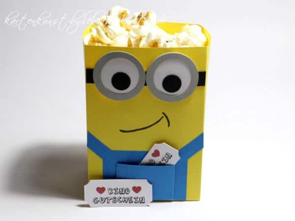 Minions - Popcon - Tüte mit Kino-Gutscheinen