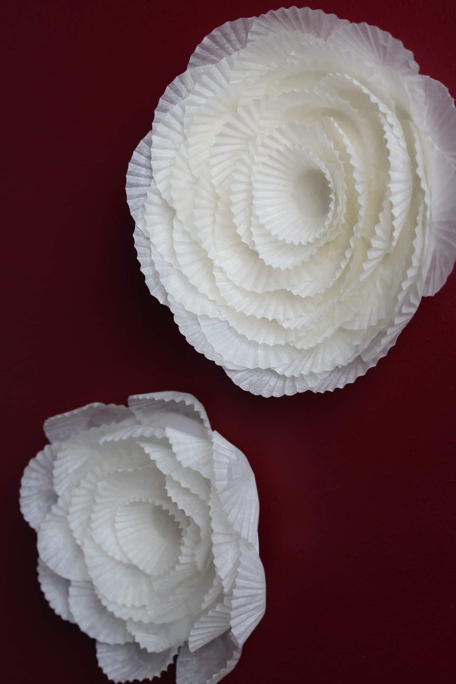 Blumen aus Pralinenförmchen