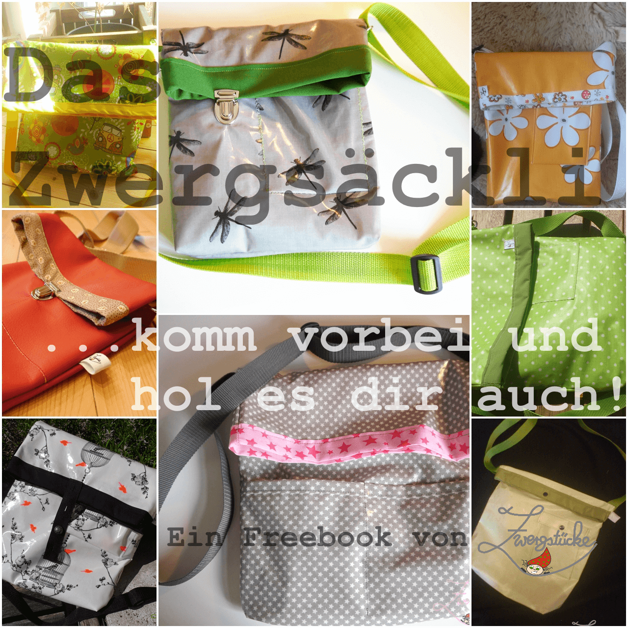 [Freebook] „Das Zwergsäckli“ – Wir nähen eine Tasche