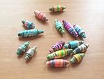 DIY Papierperlen-Haarband aus alter Zeitung