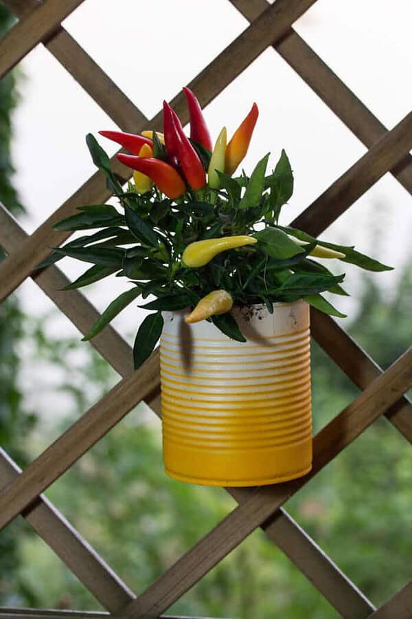 Blumenhänger aus Altmetall #recycling