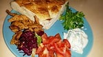 veganer Döner aus Soja mit leckerer Joghurtsauce