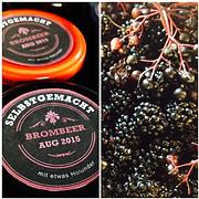Dornige Sache: Brombeermarmelade mit Holunder