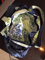 Tasche aus einer Jeans