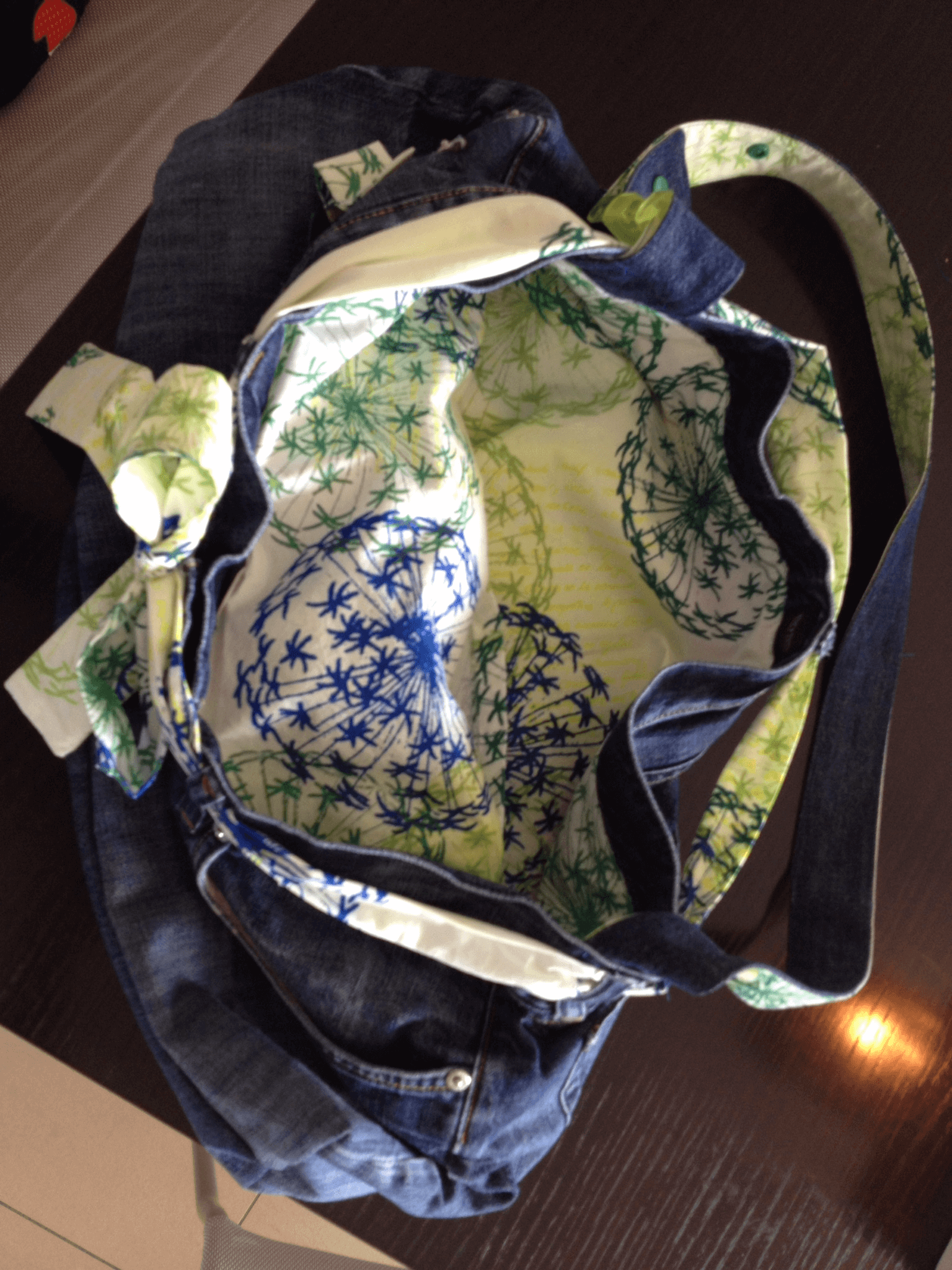 Tasche aus einer Jeans