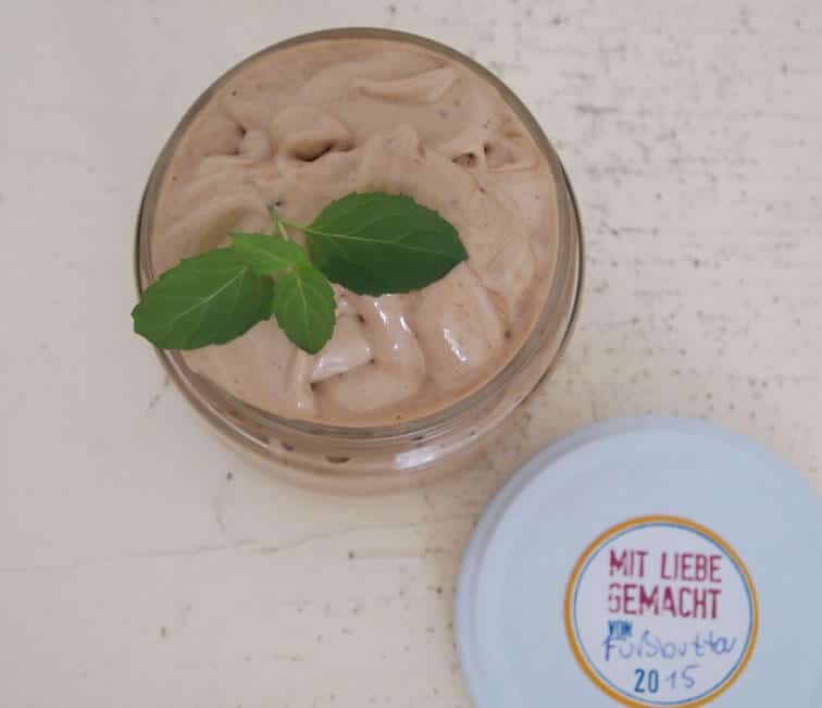 Fußbutter Schoko-Minze