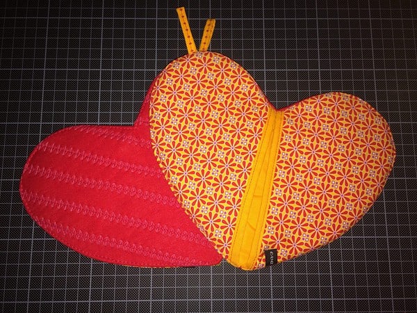 Herz Topflappen Handmade Kultur