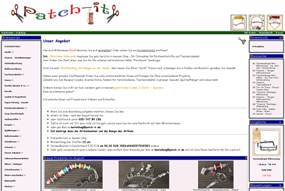 Patchworkstoffe und vieles mehr