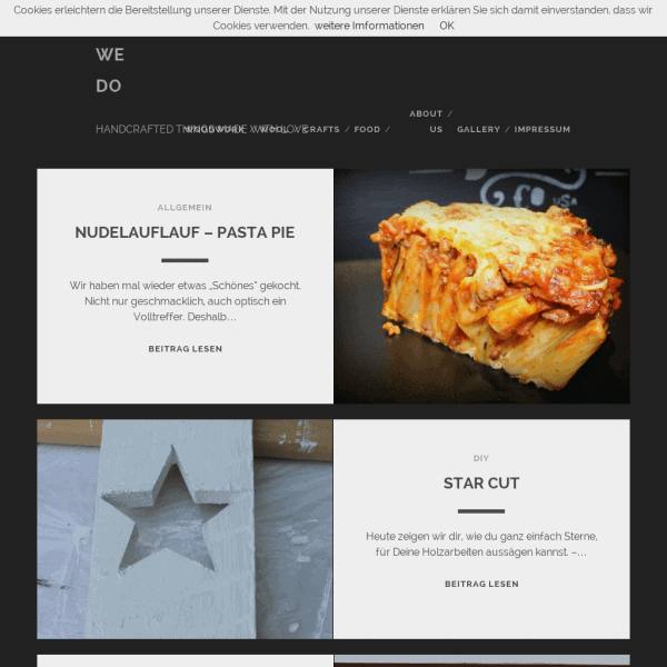 WE DO – HANDCRAFTED THINGS MADE WITH LOVE