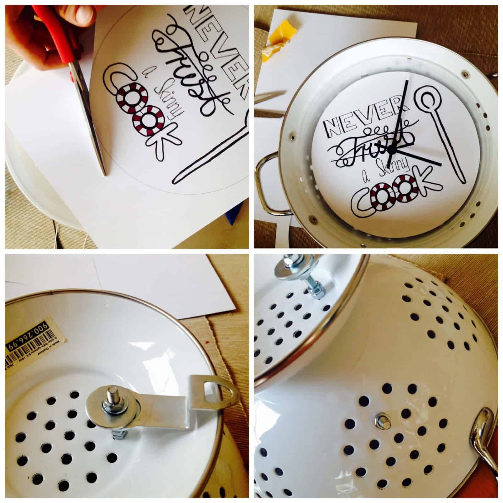 Die Zeichen der Zeit…Handlettering und die Küchenuhr