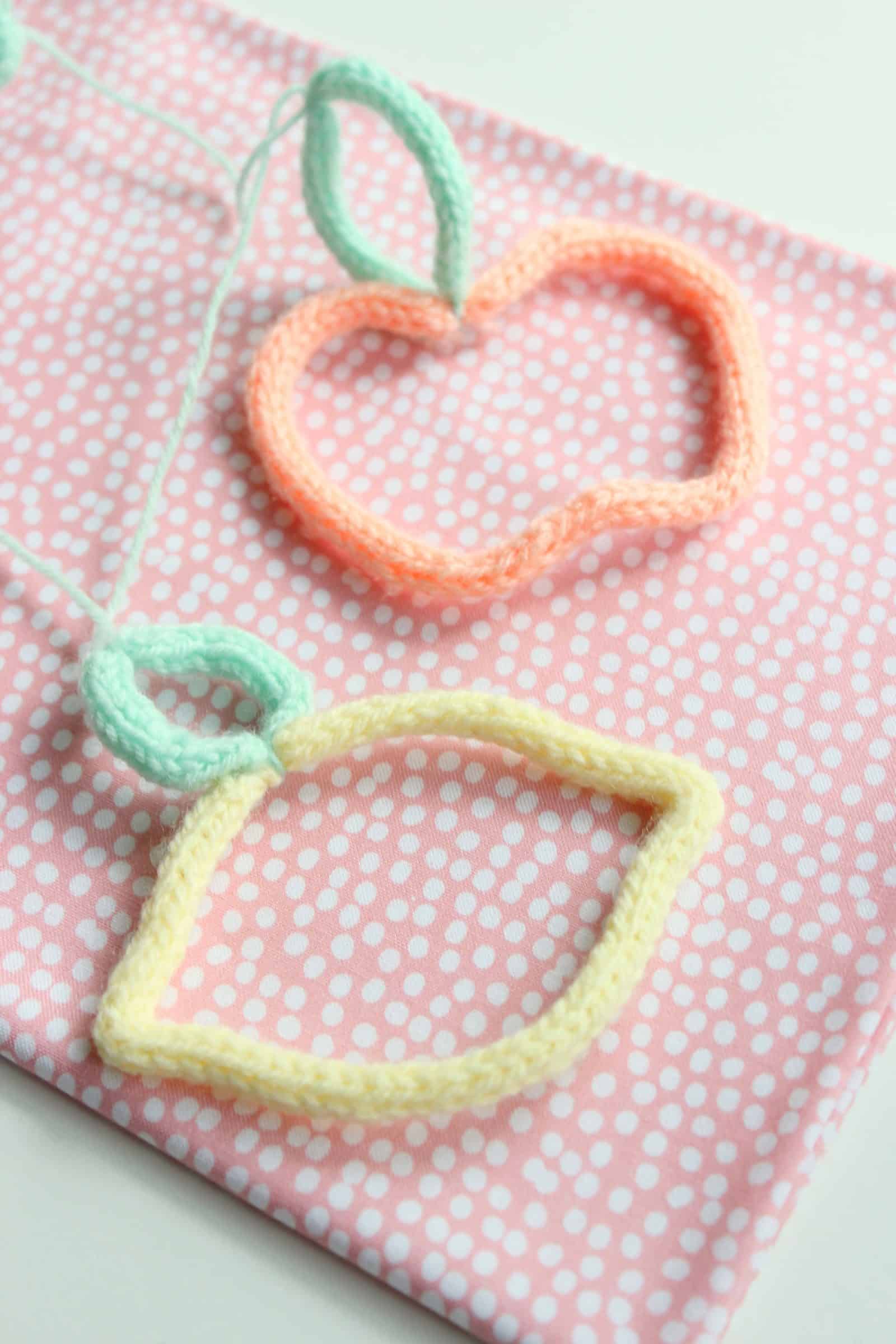 Strickliesel-Girlande
