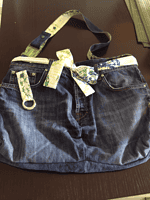 Tasche aus einer Jeans