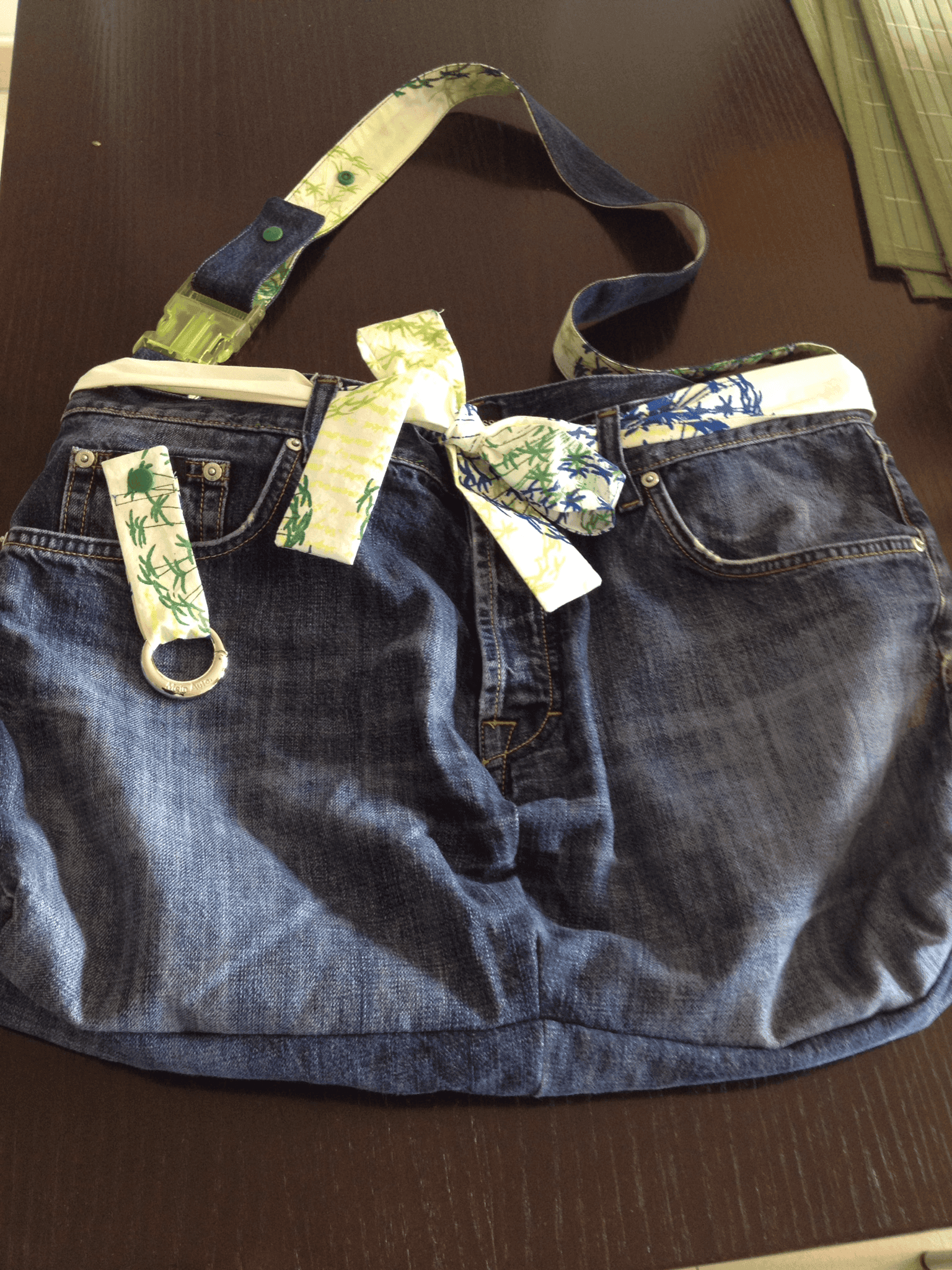 Tasche aus einer Jeans