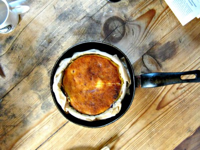 Käsekuchen mit Johannisbeeren