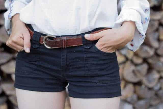 DIY Cropped Jeans