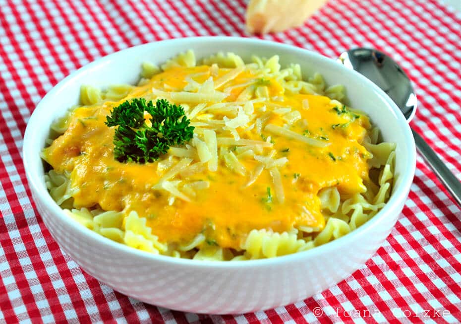 Schnelles Kinderrezept – Möhrensoße für Pasta