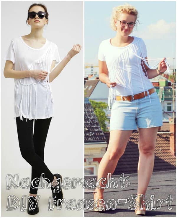 Nachgemacht: DIY Fransen-Shirt