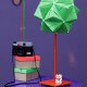 Origami-Lampenschirm: Der Stern der Sonobe