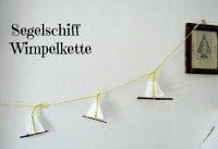 Schiffchenkette für das Kinderzimmer DIY