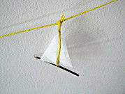 Schiffchenkette für das Kinderzimmer DIY