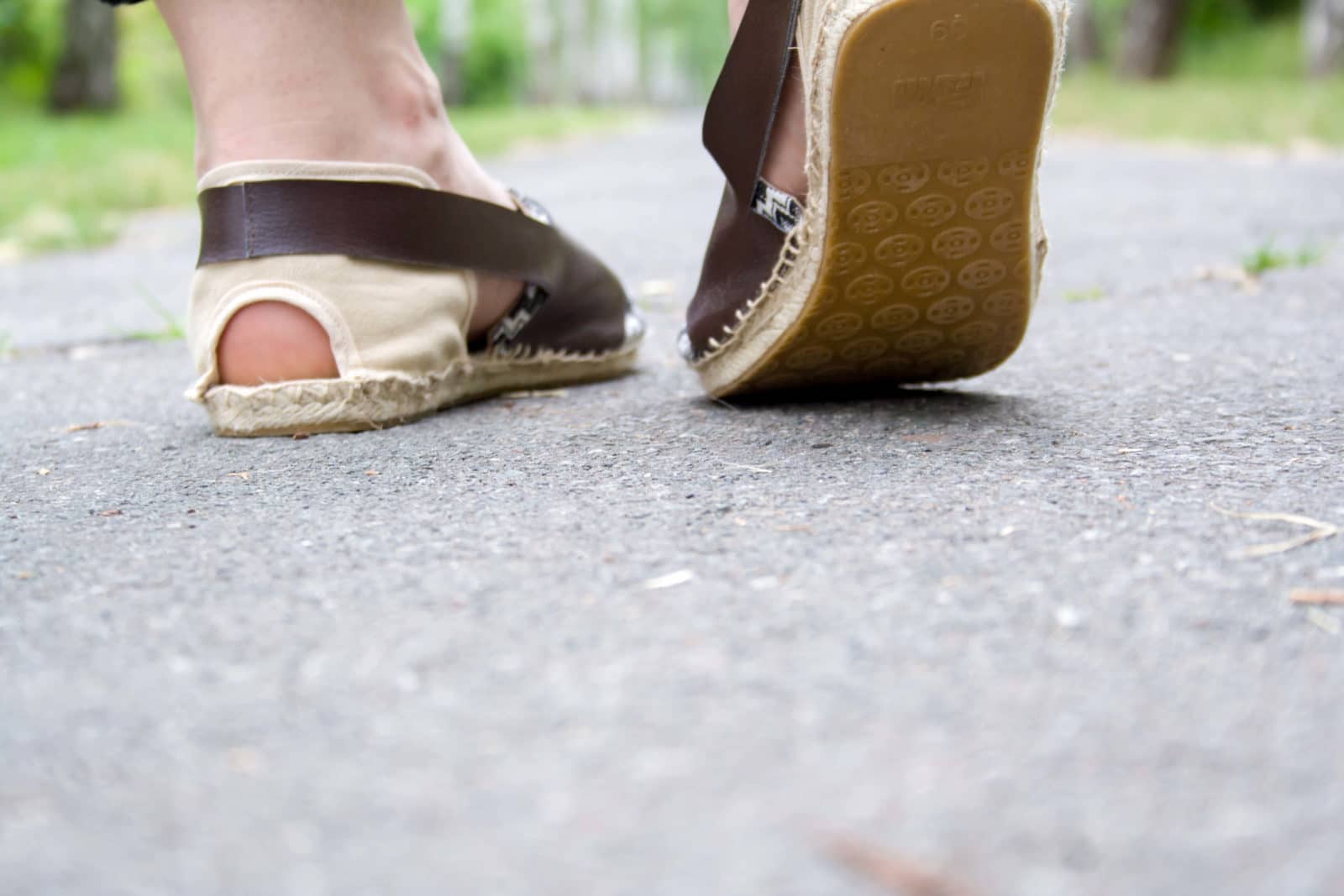 Selbstgenähte Espadrilles