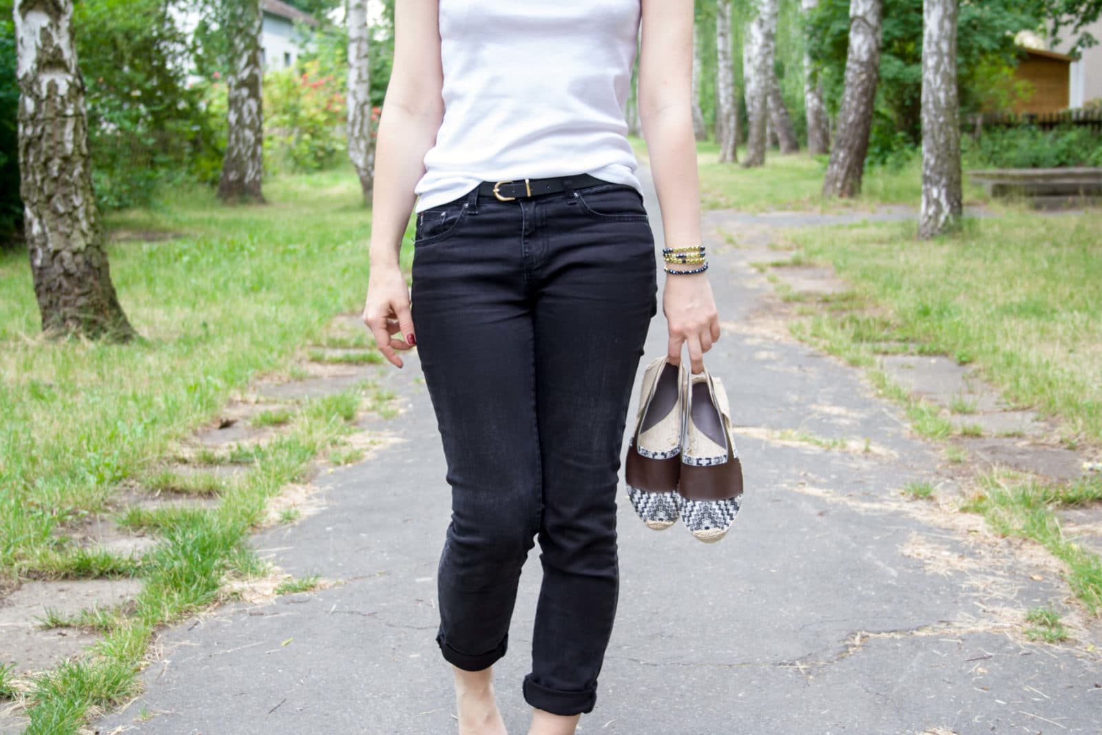 Selbstgenähte Espadrilles