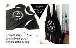 Upcycling:Aus einem Shirt eine Tasche machen, ganz ohne nähen