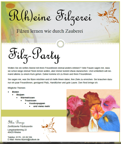 Filz-Party Filz-Party