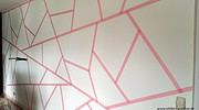 Wanddesign im Geometric-Look