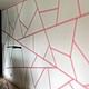 Wanddesign im Geometric-Look