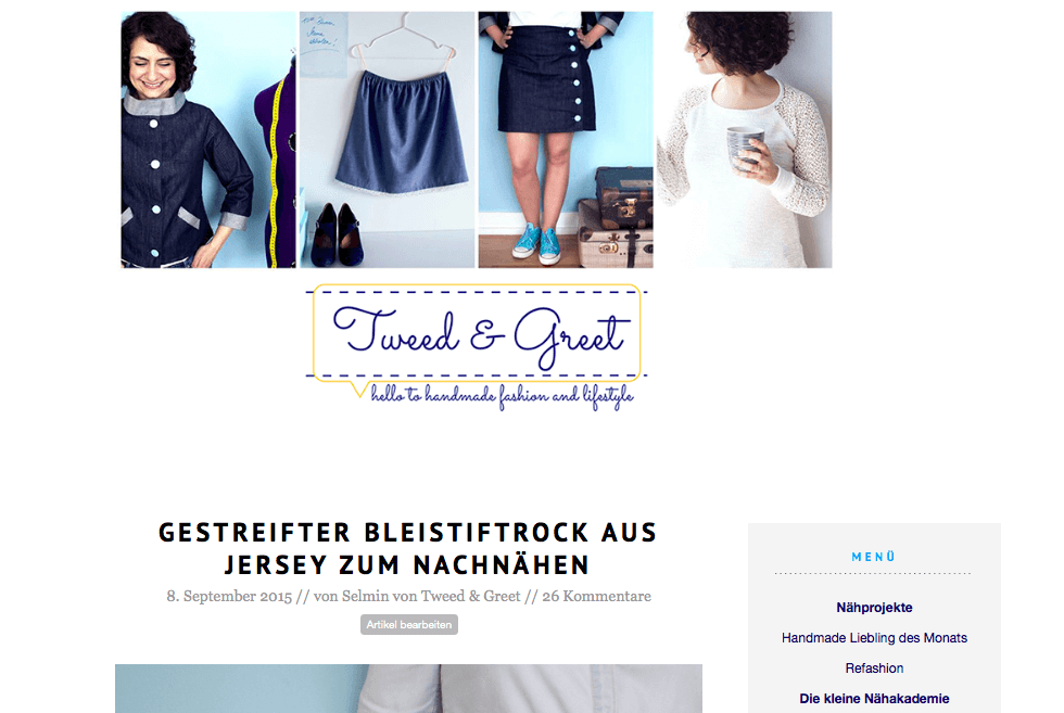Tweed & Greet – hello to handmade fashion and lifestyle