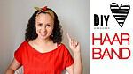 DIY Haarband mit kostenlosem Schnittmuster