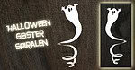 Halloween Geister-Spiralen