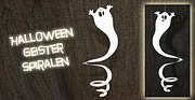 Halloween Geister-Spiralen