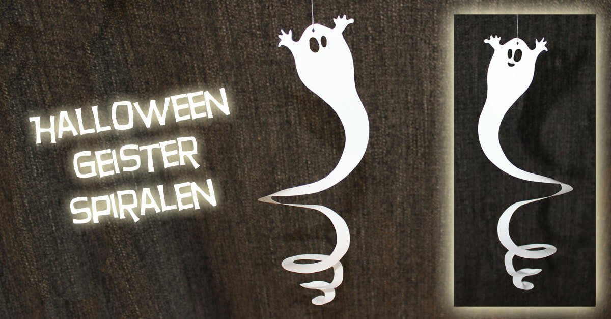 Halloween Geister-Spiralen