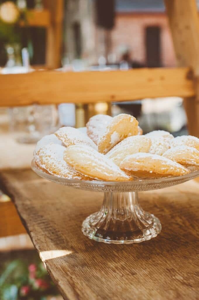 Gefüllte Apricot Madeleines von den [Foodistas]