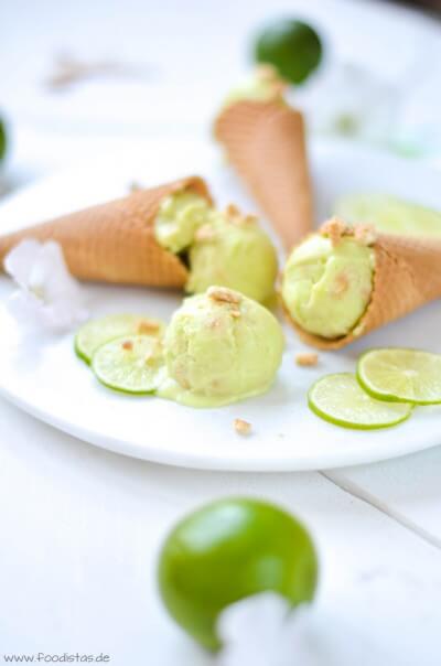 Key Lime Pie Ice Cream von den [Foodistas]