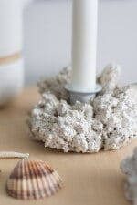DIY: Deko-Korallen basteln aus Naturschwamm und Moos