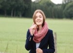 Loopschal mit Kapuze