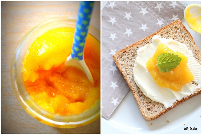 {Sommer im Glas: } Mango Aufstrich mit weißer Schokolade