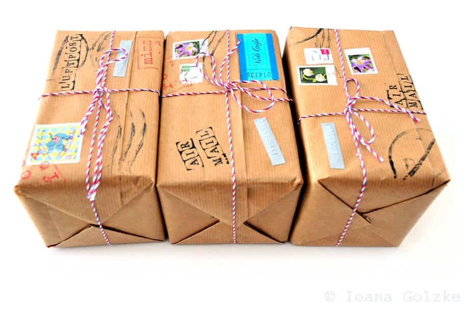 Postpaket-Geschenkverpackung