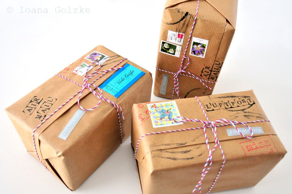 Postpaket-Geschenkverpackung