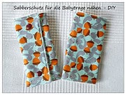 Sabberschutz für die Babytrage nähen – DIY