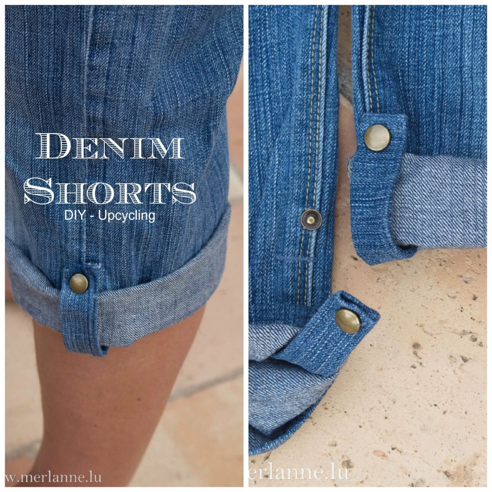 Coole Jeansbermuda