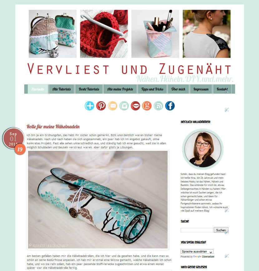 Vervliest und Zugenäht – DIYBlog