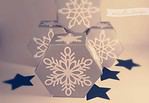 Schneeflocken Adventskalender