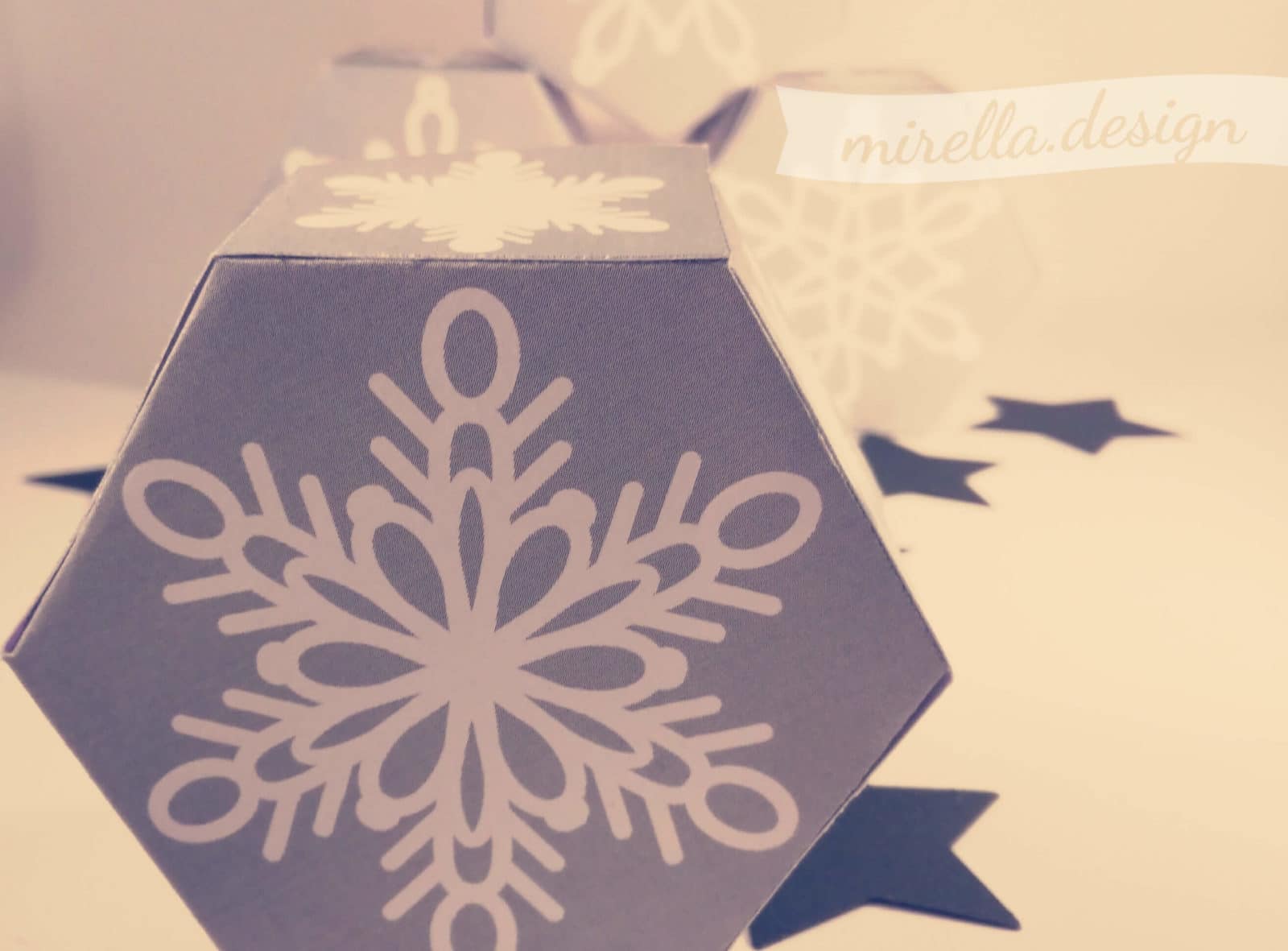 Schneeflocken Adventskalender