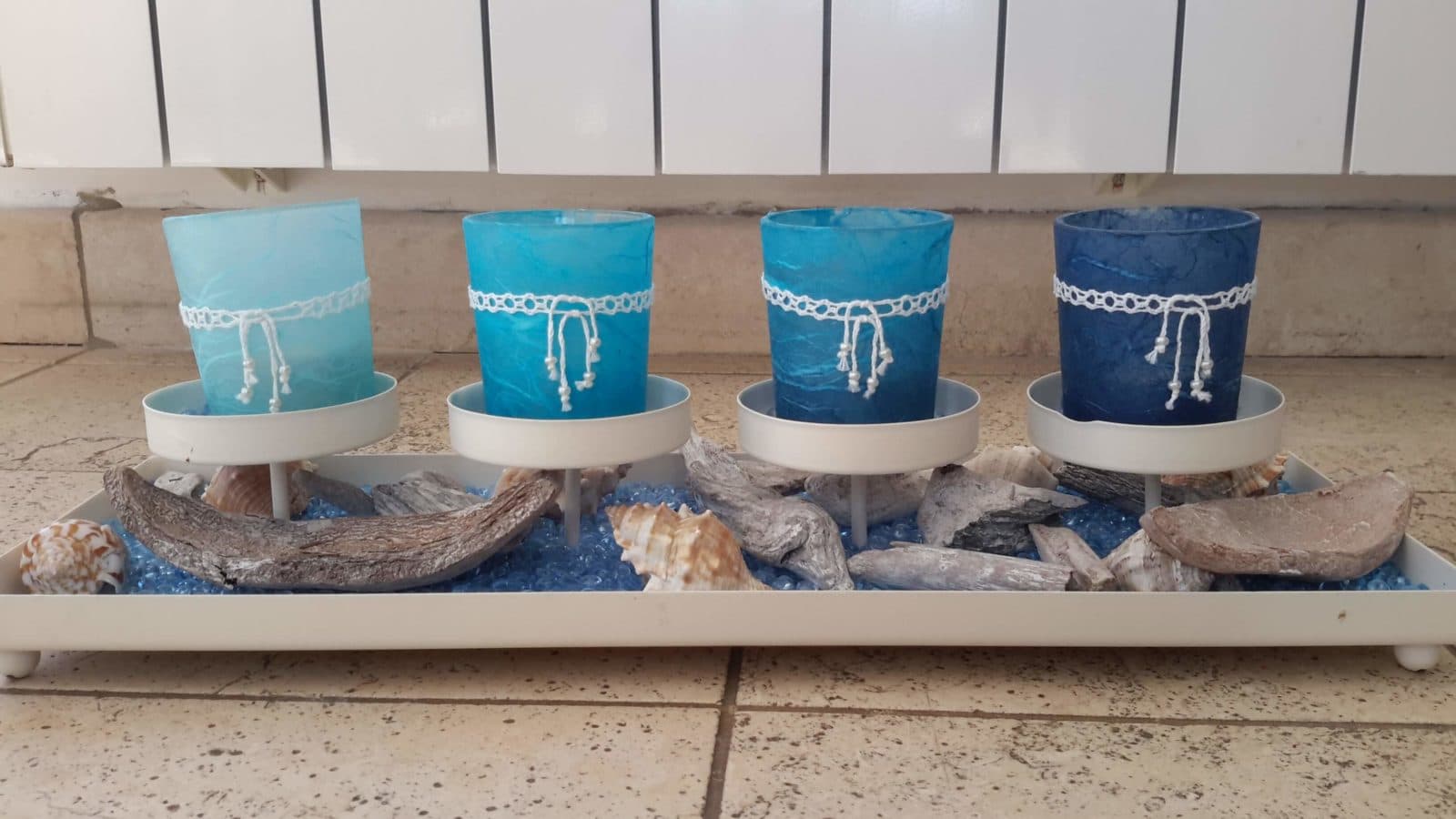 Upcycling Glas zu Windlicht