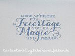 Winterliche Karte mit Gutschein – Halter zum Thema Stampin‘ Up! Herbst- / Winterkatalog 2015