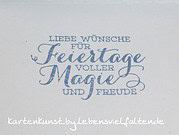 Winterliche Karte mit Gutschein – Halter zum Thema Stampin‘ Up! Herbst- / Winterkatalog 2015